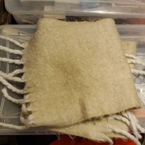 Cream Blanket Scarf